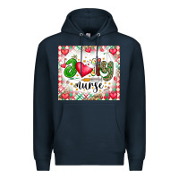 Navy Joly Nurse Premium Hoodie - CowhideDigitalArt