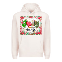 Pale Pink Joly Nurse Premium Hoodie - CowhideDigitalArt