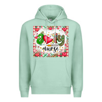 Seafoam Joly Nurse Premium Hoodie - CowhideDigitalArt