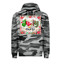 Slate Camo Joly Nurse Premium Hoodie - CowhideDigitalArt