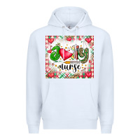 White Joly Nurse Premium Hoodie - CowhideDigitalArt