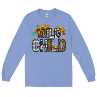 Colony Blue wild child Long Sleeve Tee - OliviaCreatesArt