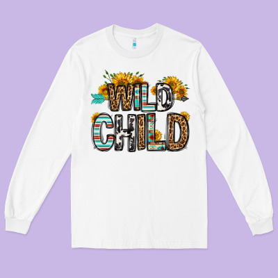 Wild Child Long Sleeve Tee Designed By Oliviacreatesart