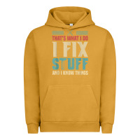 Pigment Peanut Butter that's what i do   i fix stuff and i know things Urban Hoodie - longCreatives