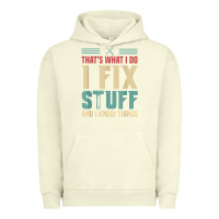 Pigment Pistachio that's what i do   i fix stuff and i know things Urban Hoodie - longCreatives
