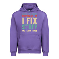 Tulip that's what i do   i fix stuff and i know things Urban Hoodie - longCreatives