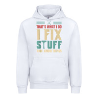 White that's what i do   i fix stuff and i know things Urban Hoodie - longCreatives
