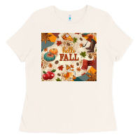 Bone Hello Fall Ladies Tee - texasbilliewilder