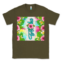 Army Green aloha summer Classic Tee - TumblerDesignByShophia