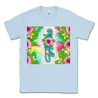 Dusty Blue aloha summer Classic Tee - TumblerDesignByShophia
