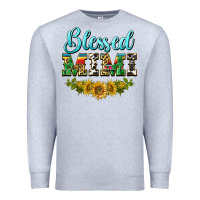 Heather Grey blessed mimi Premium Sweatshirt - BarkalooDesign