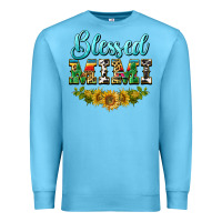 Ocean Blue blessed mimi Premium Sweatshirt - BarkalooDesign