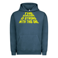 Pigment Midnight Navy the sarcasm is strong with this one Urban Hoodie - longCreatives