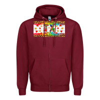 Burgundy texas summer license plate Zipper Hoodie - Artiststas
