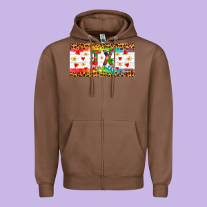 Texas Summer License Plate Zipper Hoodie Designed By Artiststas