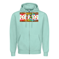 Seafoam texas summer license plate Zipper Hoodie - Artiststas
