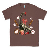 Chestnut brachiosaurus with baseball Classic Tee - Artiststas