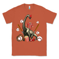 Copper brachiosaurus with baseball Classic Tee - Artiststas