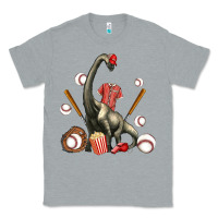 Heather Grey brachiosaurus with baseball Classic Tee - Artiststas