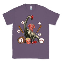 Lavender brachiosaurus with baseball Classic Tee - Artiststas