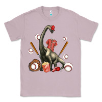 Lilac brachiosaurus with baseball Classic Tee - Artiststas