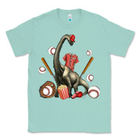 Seafoam brachiosaurus with baseball Classic Tee - Artiststas