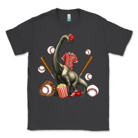 Smoke brachiosaurus with baseball Classic Tee - Artiststas