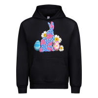 Black easter bunny wıth easter eggs Urban Hoodie - AdoDesignShop