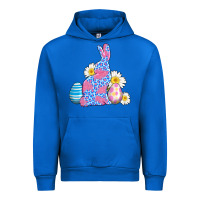 Cobalt easter bunny wıth easter eggs Urban Hoodie - AdoDesignShop