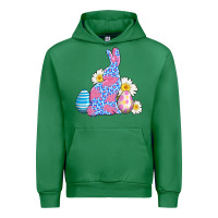 Emerald easter bunny wıth easter eggs Urban Hoodie - AdoDesignShop