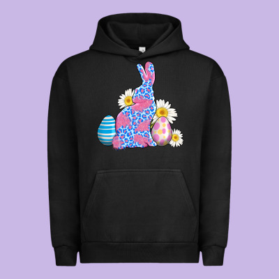 Easter Bunny Wıth Easter Eggs Urban Hoodie Designed By Adodesignshop