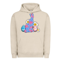 Pigment French Oak easter bunny wıth easter eggs Urban Hoodie - AdoDesignShop