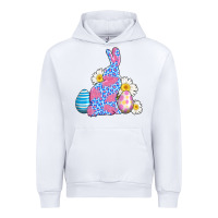 White easter bunny wıth easter eggs Urban Hoodie - AdoDesignShop