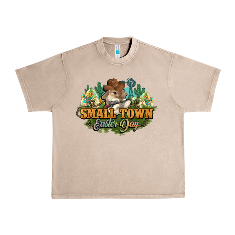 Small Town Easter Day Urban Heavy Tee by HowdyJamesFarm | Teevron