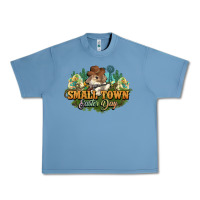 Pebble Blue Small town Easter Day Urban Heavy Tee - HowdyJamesFarm