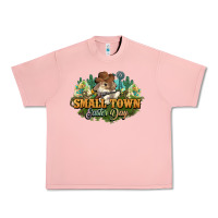 Salmon Small town Easter Day Urban Heavy Tee - HowdyJamesFarm