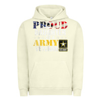 Pigment Pistachio proud daughter of a army veteran american flag military gift Urban Hoodie - longCreatives