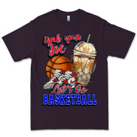 Plum Grab your joe let's go Basketball Premium Tee - NancyCooperArtShop