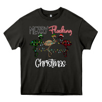 Asphalt Merry Flocking Christmas Heavy Core Tee - Bettercallsaul