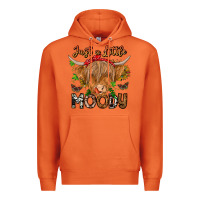Carrot Just a Little Moody Premium Hoodie - CowhideDigitalArt