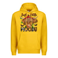 Lemon Just a Little Moody Premium Hoodie - CowhideDigitalArt