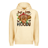 Pina Colada Just a Little Moody Premium Hoodie - CowhideDigitalArt