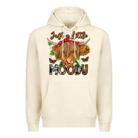 Sandshell Just a Little Moody Premium Hoodie - CowhideDigitalArt