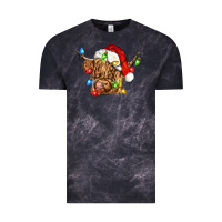 Cloud Black christmas heifer cow Vintage Tee - CowGirlArtShop