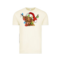 Vintage Arctic christmas heifer cow Vintage Tee - CowGirlArtShop