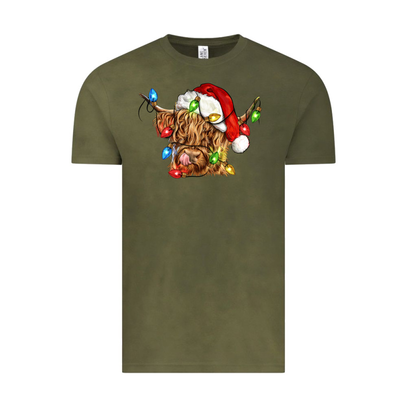 Christmas Heifer Cow Vintage Tee by CowGirlArtShop | Teevron
