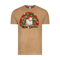 Vintage Camel merry christmas santa rainbow Vintage Tee - Jasminsmagicworld