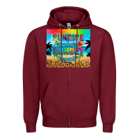 Burgundy sunrise sunburn sunset repeat Zipper Hoodie - Artiststas