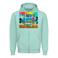Seafoam sunrise sunburn sunset repeat Zipper Hoodie - Artiststas
