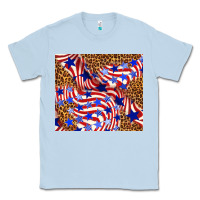 Dusty Blue 4th of july patriotic usa Classic Tee - TumblerDesignByShophia